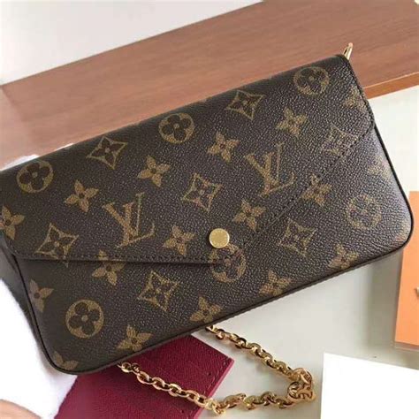 lv monogram felicie pochette|louis vuitton pochette wallet.